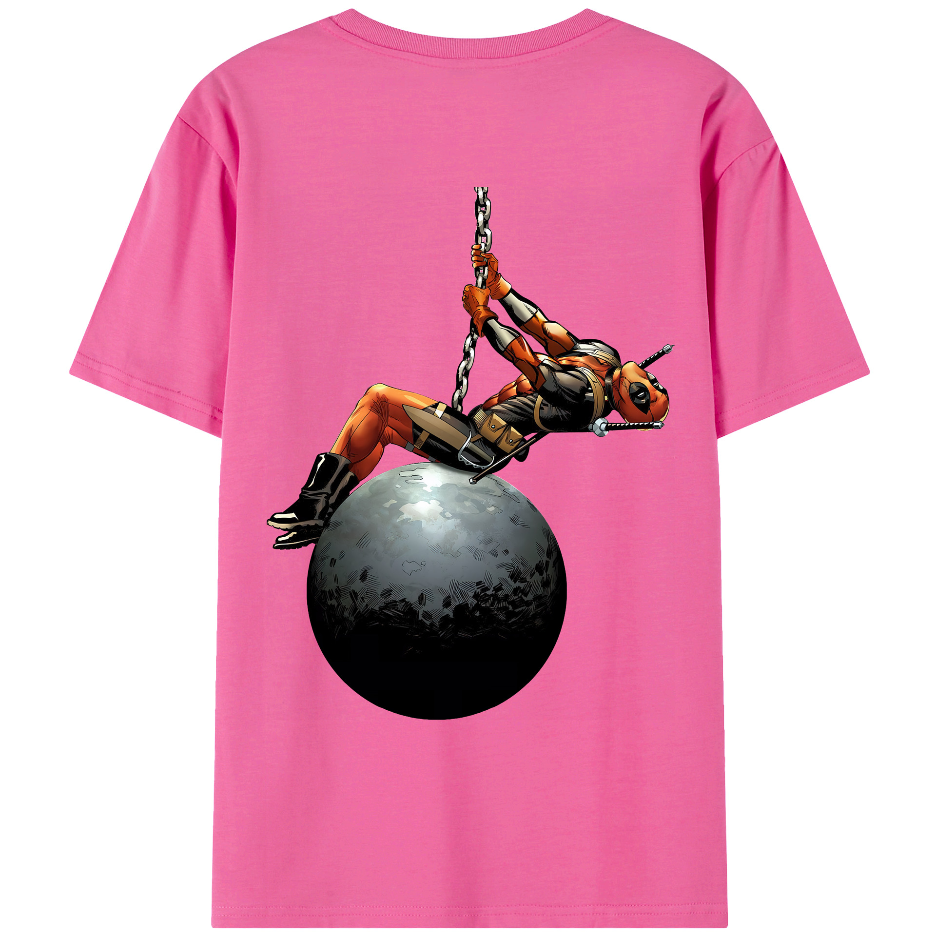 （画像用） Deadpool デッドプール レディース半袖Tシャツ(バックプリント)